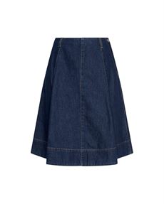 MSCH COPENHAGEN NEDERDEL, MSCHADNA ALENA SKIRT, DARK BLUE WASH